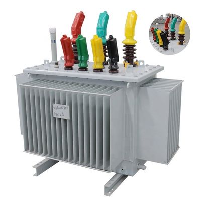 6kV 11kV محول توزيع الطاقة الكهربائي المغمور بالزيت المملوء لثلاث مراحل