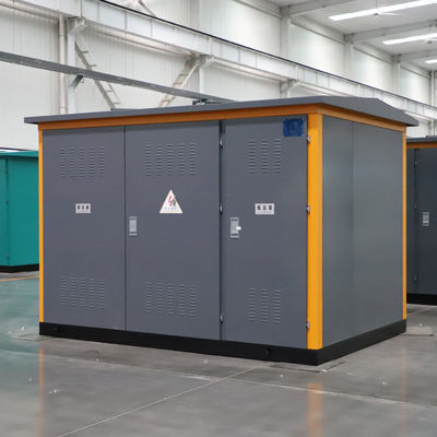 المحول الكهربائي الخارجي MV المزين بالمعدن 1250KVA 15/0.4KV لـ 1200 Box Substation